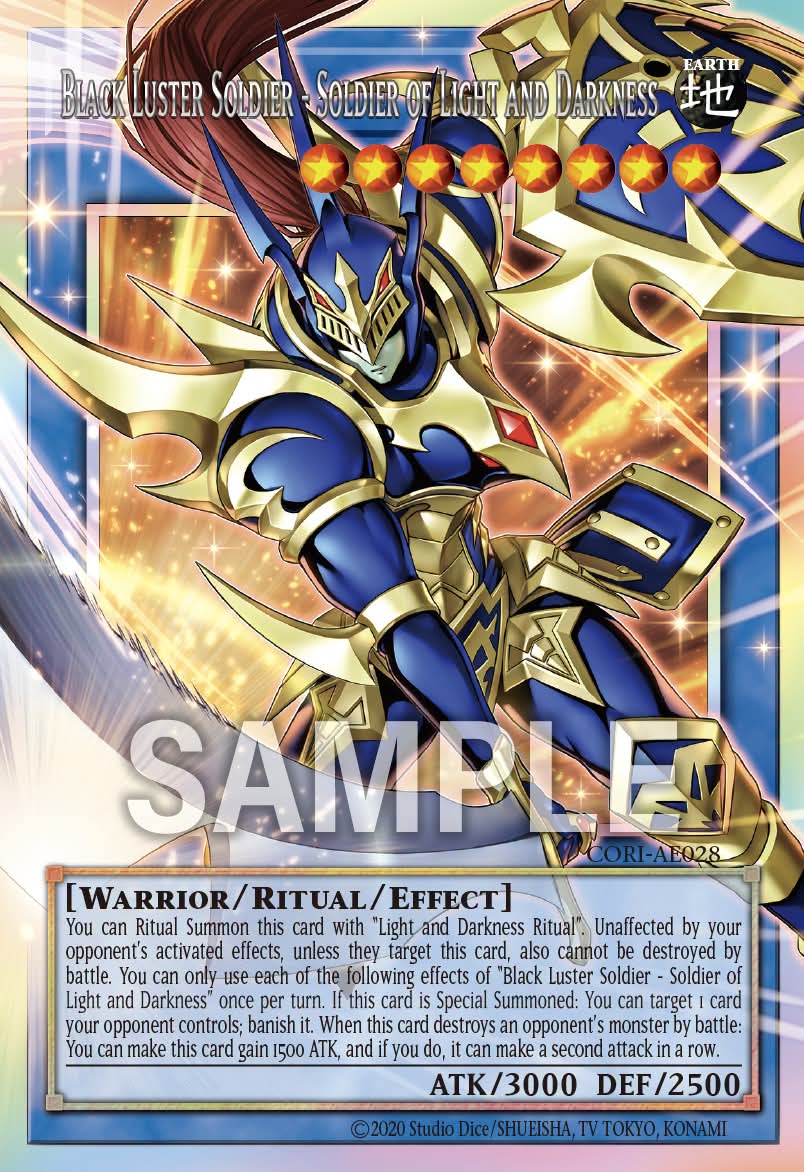 Black Luster Soldier - Soldier of Light and Darkness - CORI AE028 (PSE) - Prismatic Secret Rare