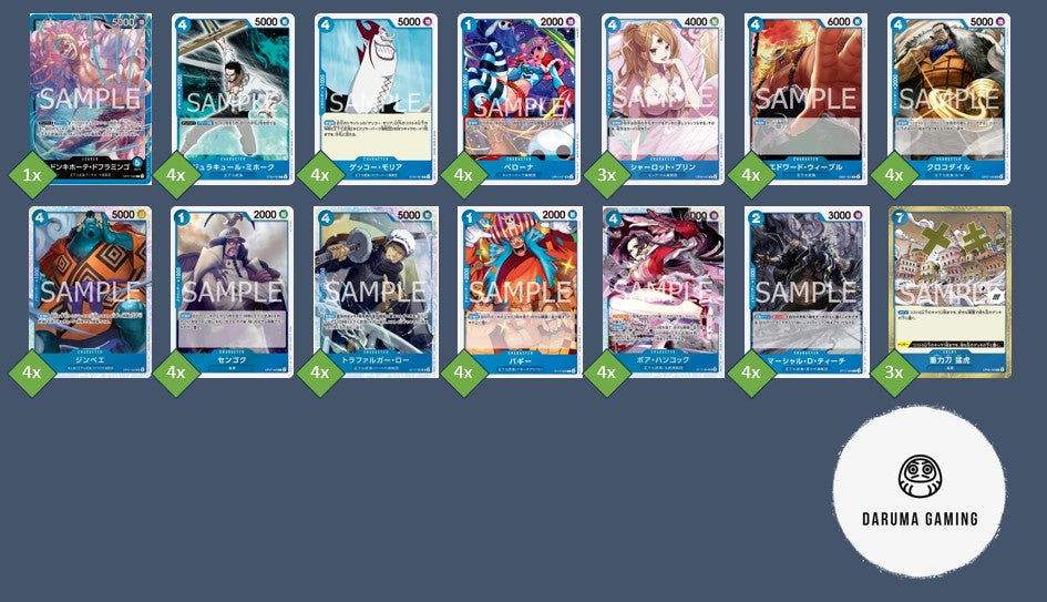 OP01 - Blue - Doflamingo Pre-Made Deck (Japanese)