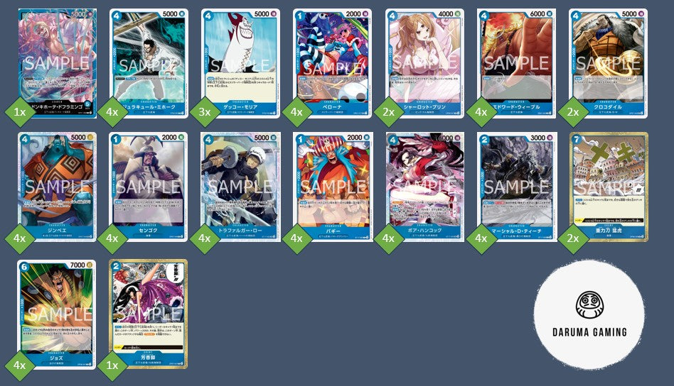OP01 - Blue - Doflamingo Pre-Made Deck (Japanese)
