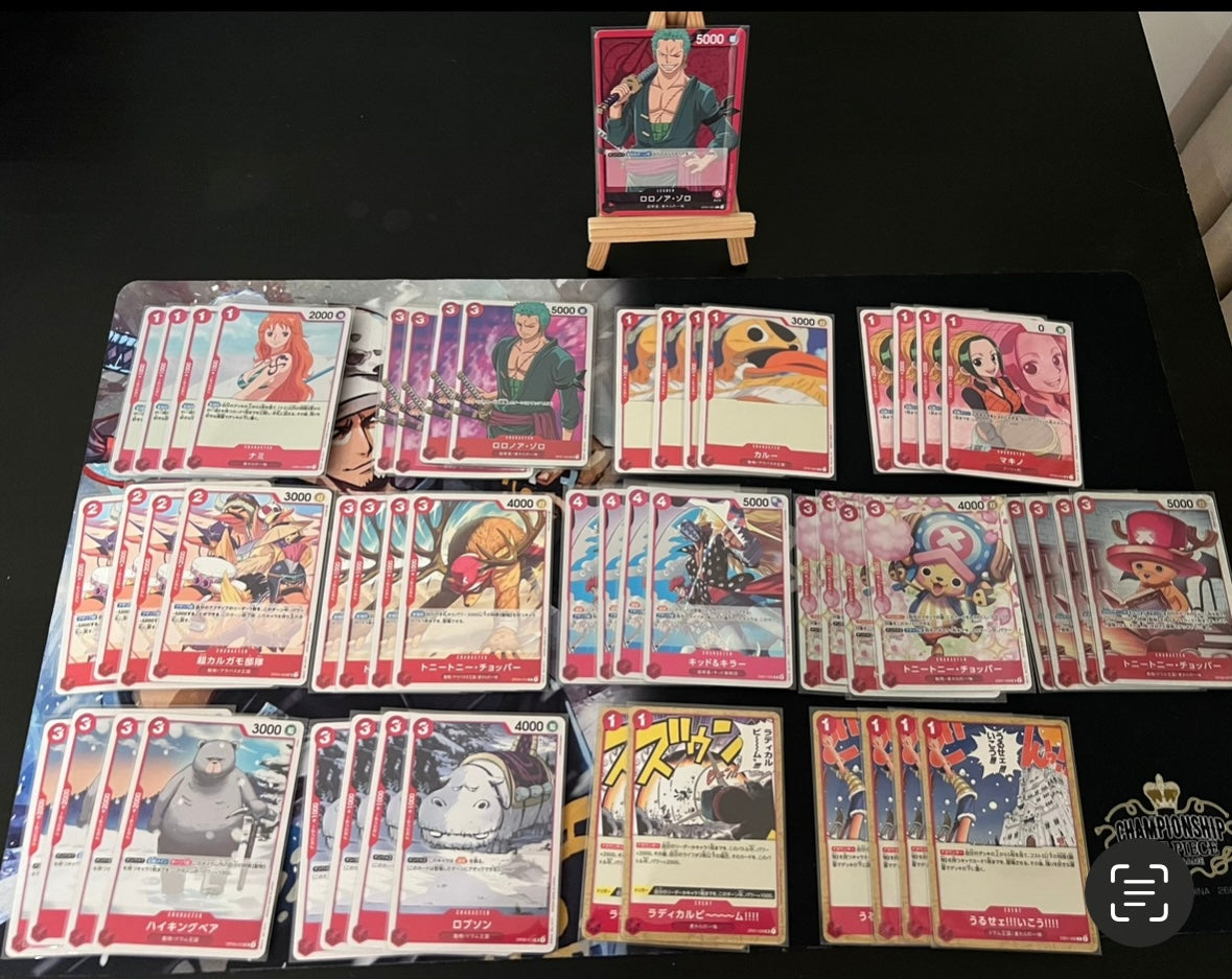 OP01 - Red - Zoro Pre-Made Deck (Japanese)