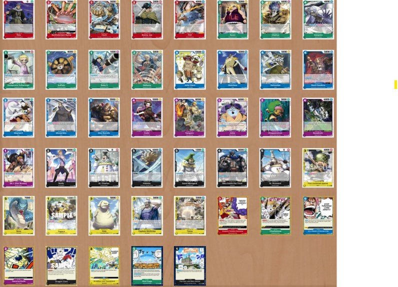 OP05 All Common (Playset of each) - Japanese