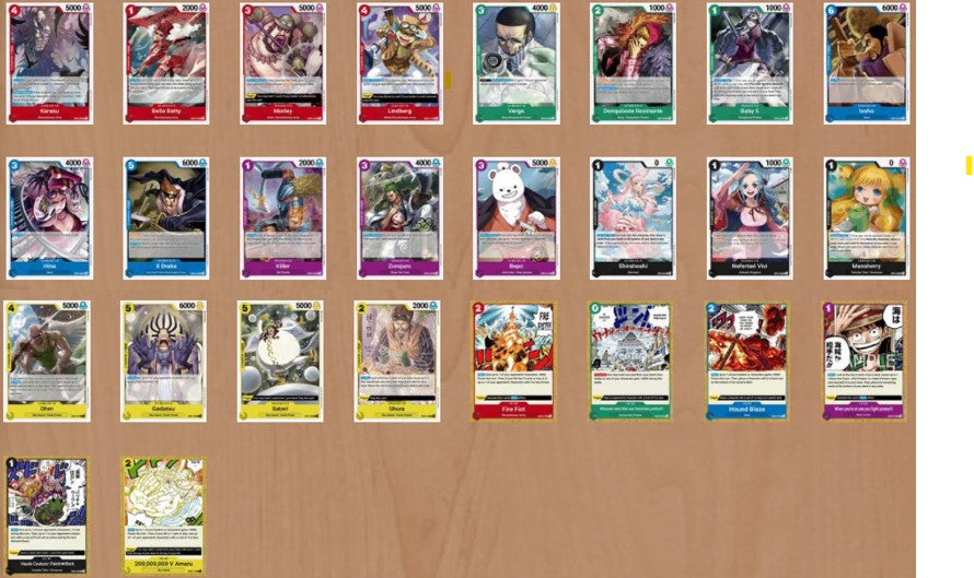 OP05 All Rares (Playset of each) - Japanese