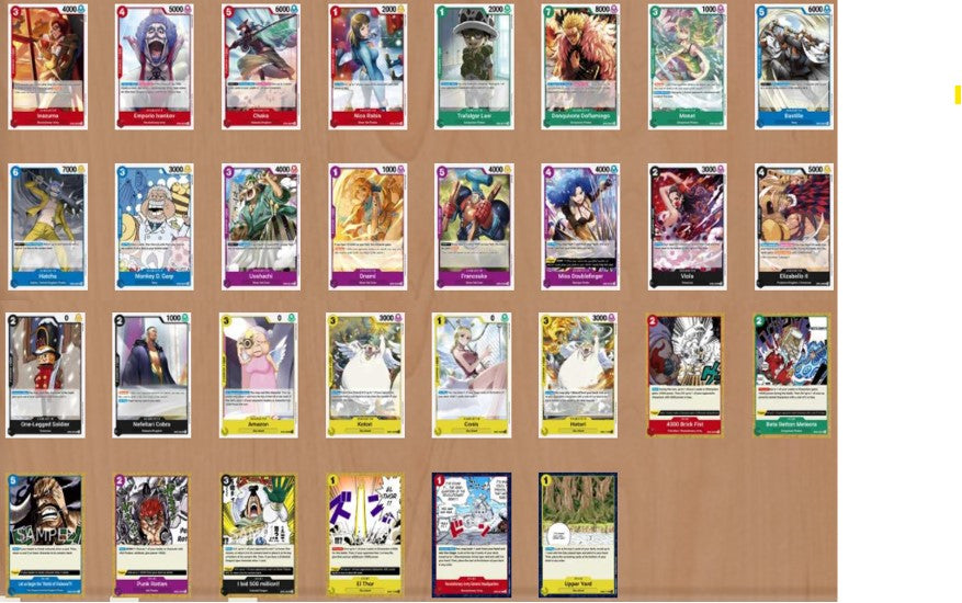 OP05 All Uncommon (Playset of each) - Japanese