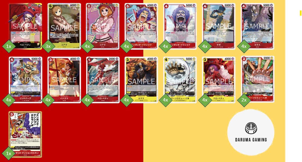 OP05 - Red Yellow - Betty Pre-Made Deck (Japanese)