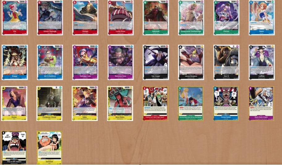 OP09 All Rares (Playset of each) - Japanese