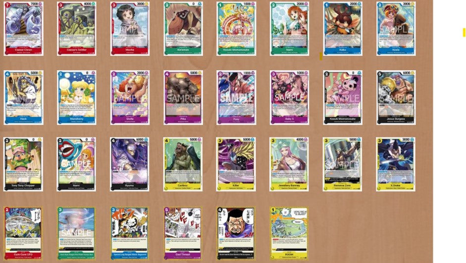 OP10 All Uncommon (Playset of each) - Japanese