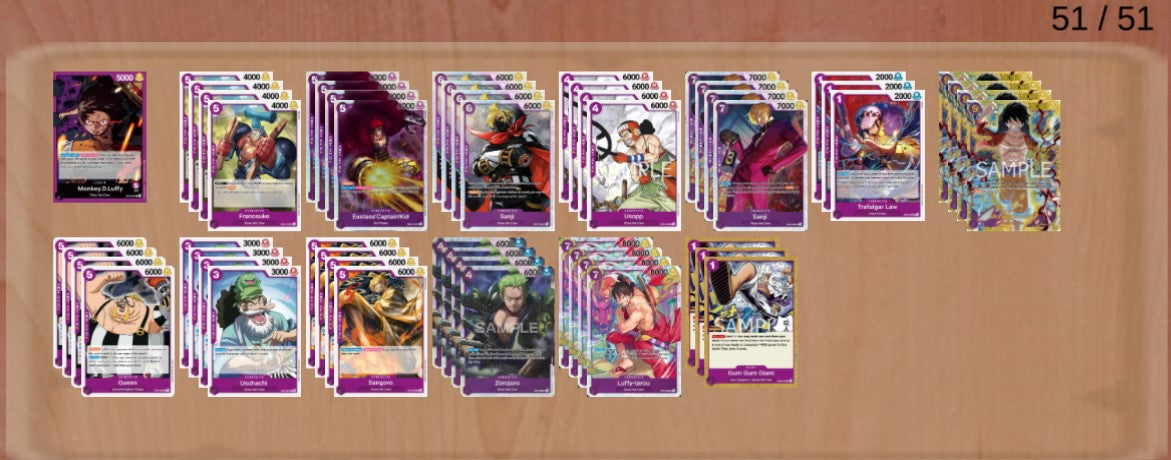 OP05 - Purple - Luffy Pre-Made Deck (Japanese)