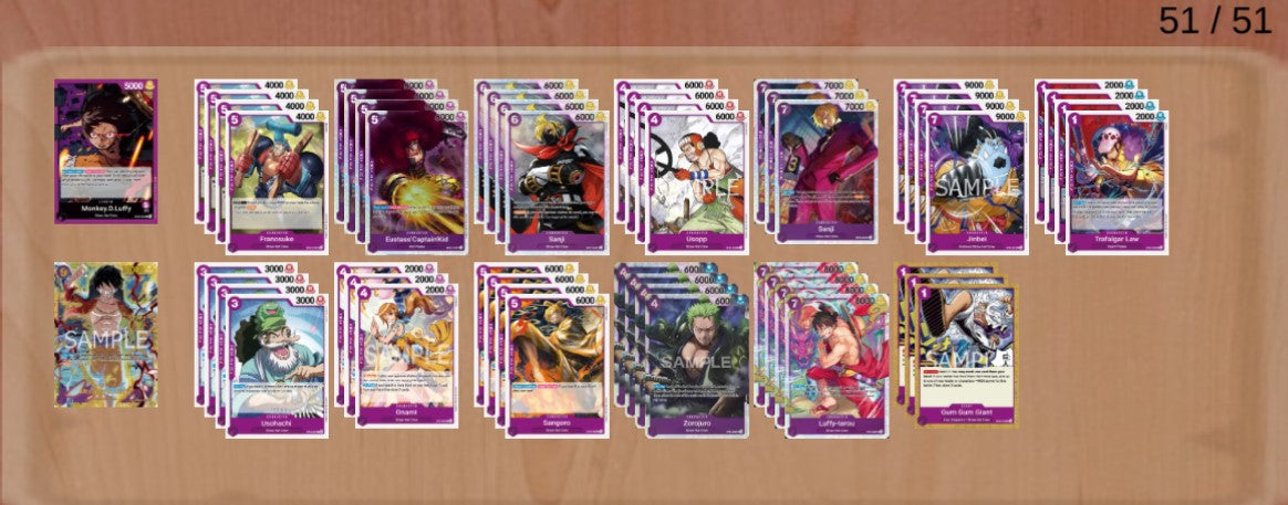OP05 - Purple - Luffy Pre-Made Deck (Japanese)
