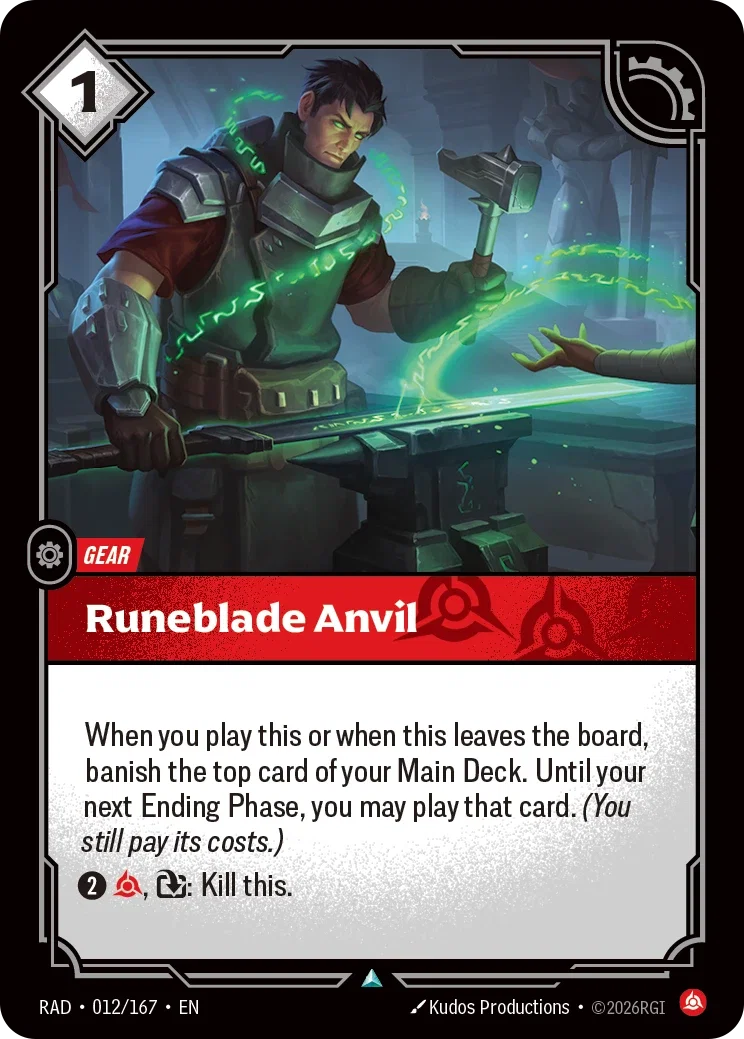 Runeblade Anvil RAD-012/167 Riftbound Radiance