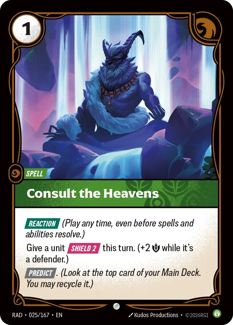 Consult the Heavens RAD-025/167 Riftbound Radiance