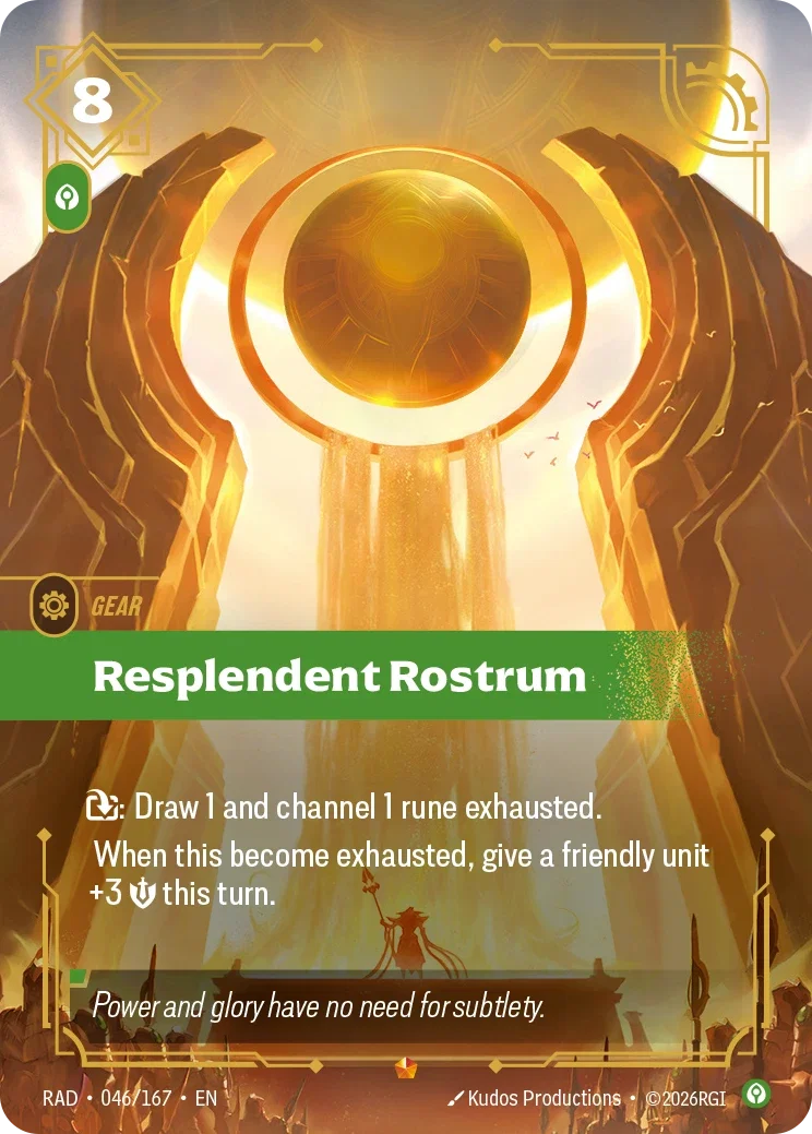 Resplendent Rostrum RAD-046/167 Riftbound Radiance