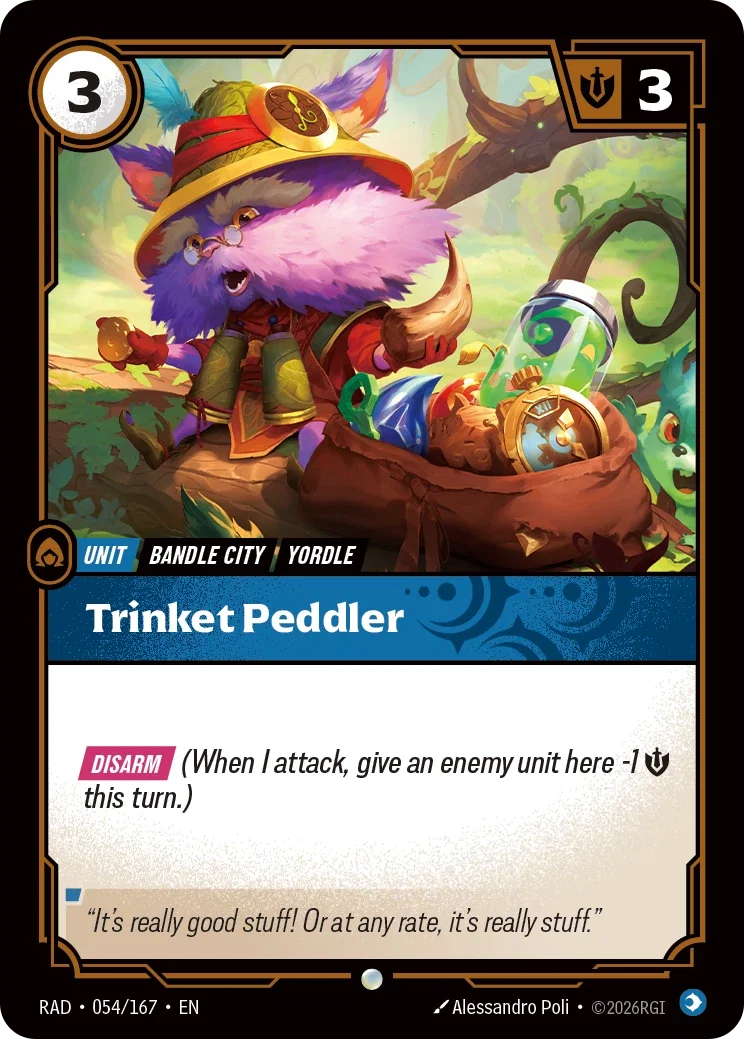 Trinket Peddler RAD-054/167 Riftbound Radiance