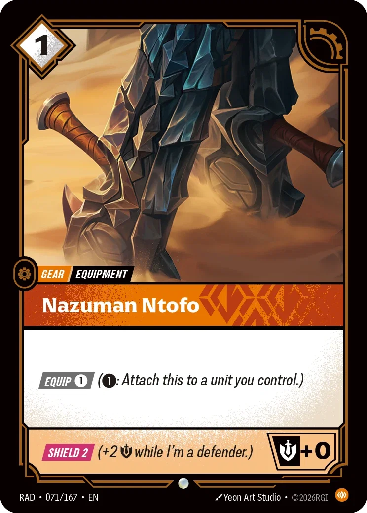 Nazuman Ntofo (Foiled) RAD-071/167 (Foiled) Riftbound Radiance