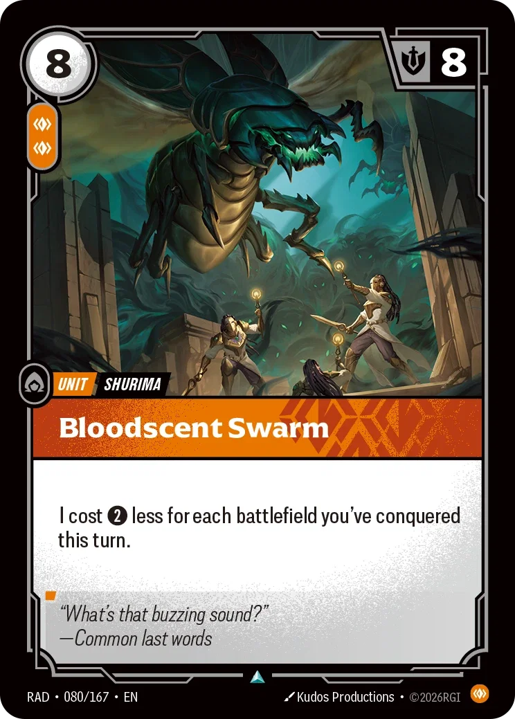 Bloodscent Swarm RAD-080/167 Riftbound Radiance