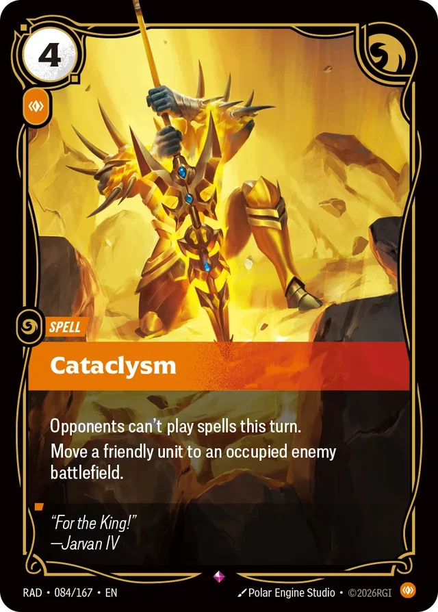 Cataclysm RAD-084/167 Riftbound Radiance