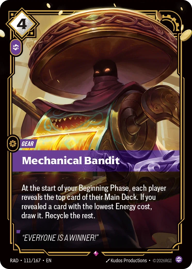 Mechanical Bandit RAD-111/167 Riftbound Radiance