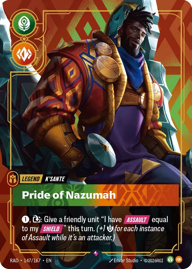 K'Sante, Pride of Nazumah RAD-147/167 Riftbound Radiance