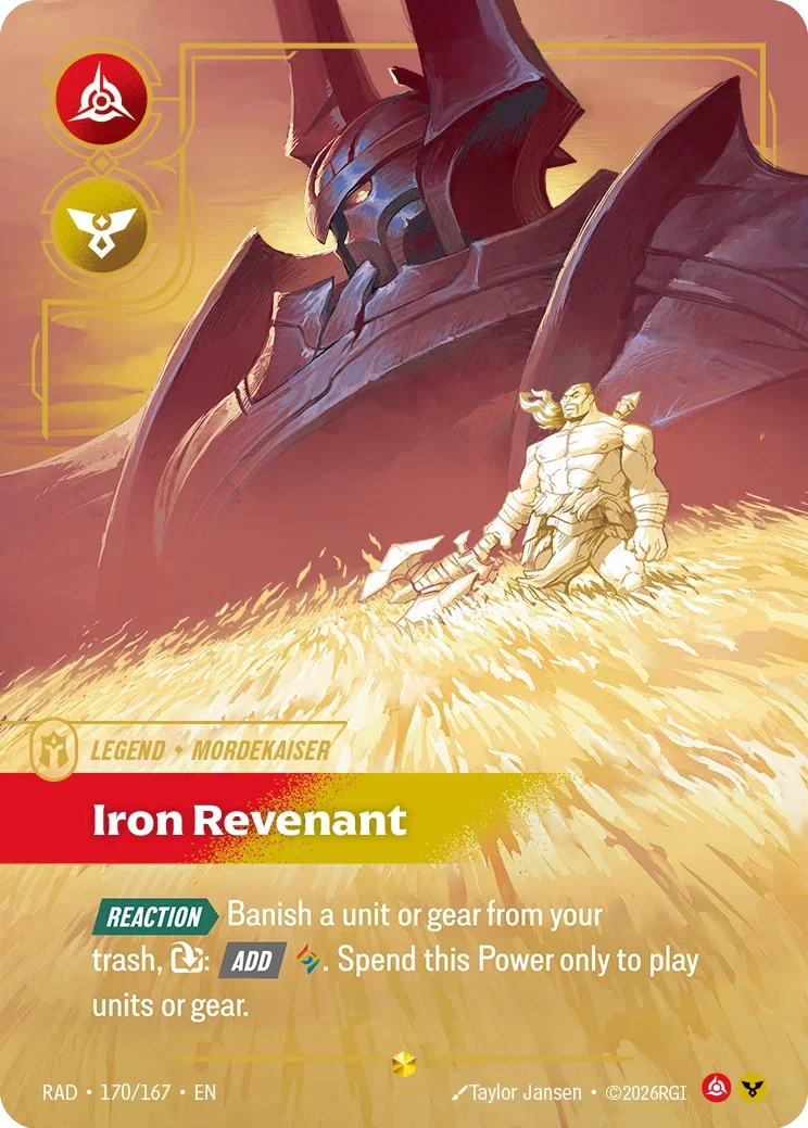 Mordekaiser, Iron Revenant RAD-170/167 Riftbound Radiance