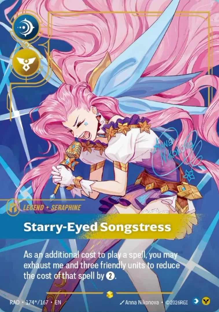 Seraphine, Starry-Eyed Songstress RAD-174*/167 Riftbound Radiance