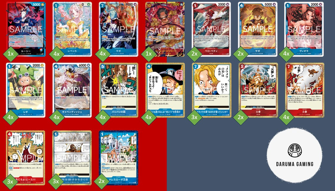 OP15 - Red Blue - Lucy Pre-Made Deck (Japanese)