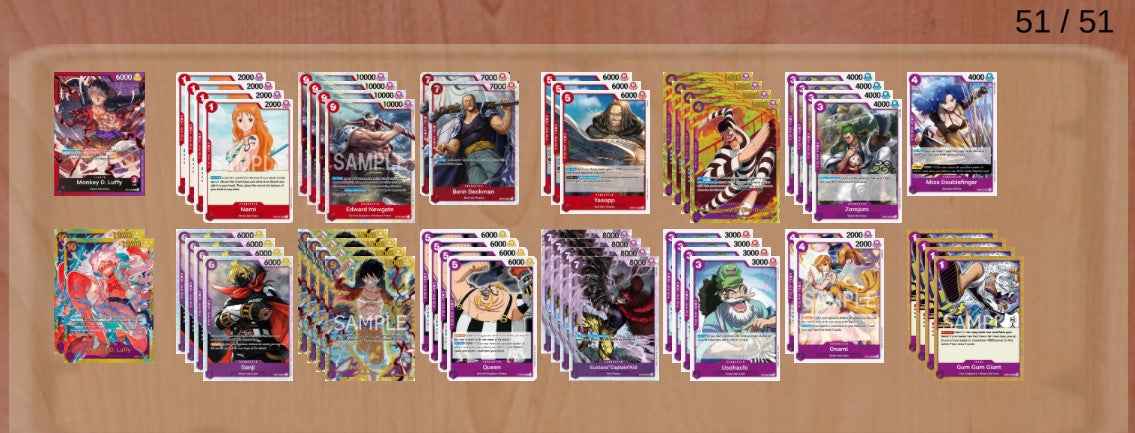 ST10 - Red Purple - Luffy Pre-Made Deck (Japanese)