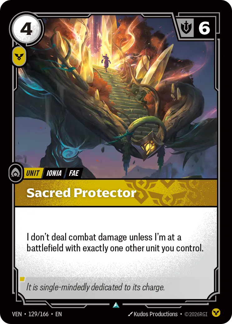 Sacred Protector VEN-129/166 Riftbound Vendetta
