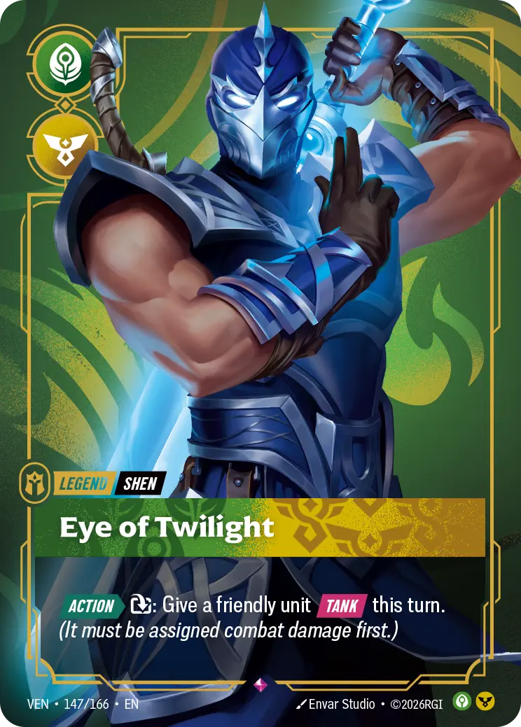 Shen, Eye of Twilight VEN-147/166 Riftbound Vendetta