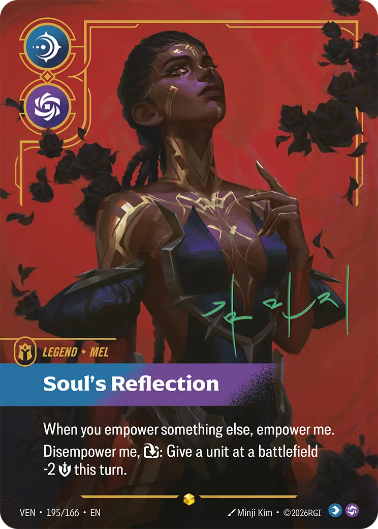 Mel, Soul's Reflection VEN-195*/166 Riftbound Vendetta