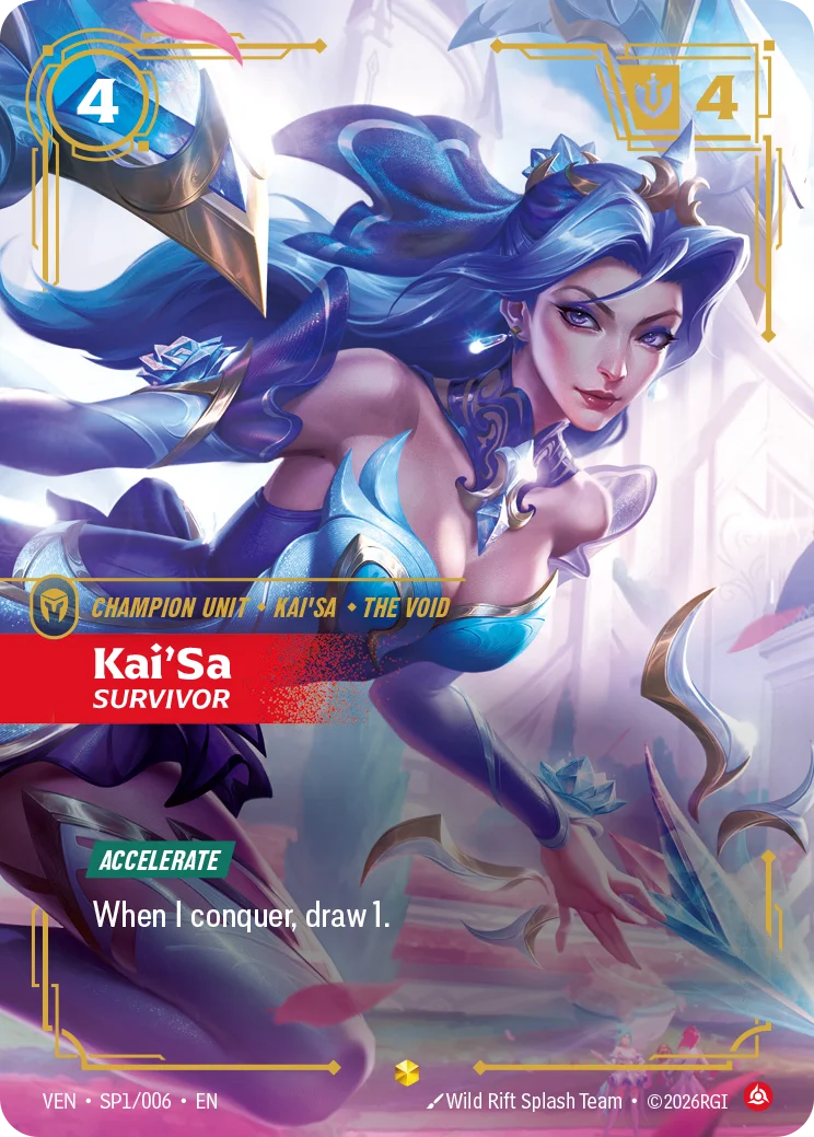 Kai'Sa, Survivor VEN-SP1/006 Riftbound Vendetta