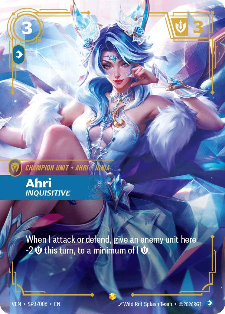 Ahri, Inquisitive VEN-SP3/006 Riftbound Vendetta