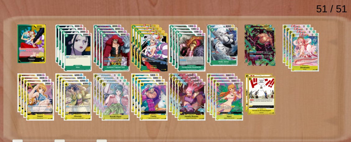 OP06 - Green Yellow - Yamato Pre-Made Deck (Japanese)