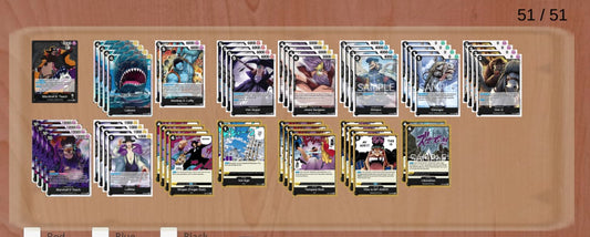 OP09 Blackbeard Pre-Made Deck (Japanese)