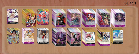 OP09 Black Purple Luffy Pre-Made Deck (Japanese)