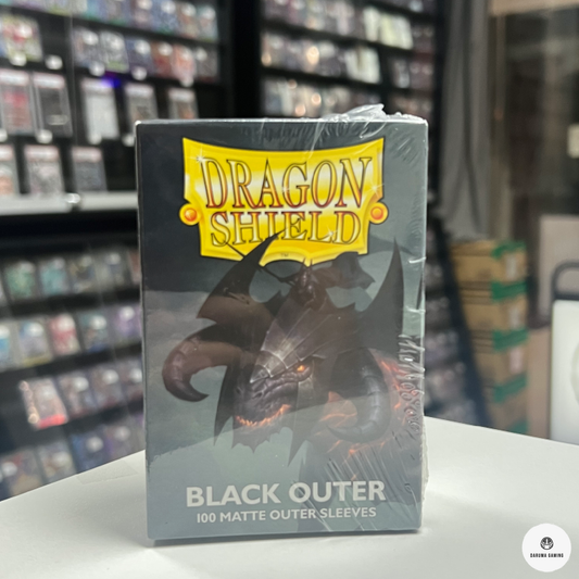 Dragon Shield Matte Black Outer Sleeves (100 Sleeves)