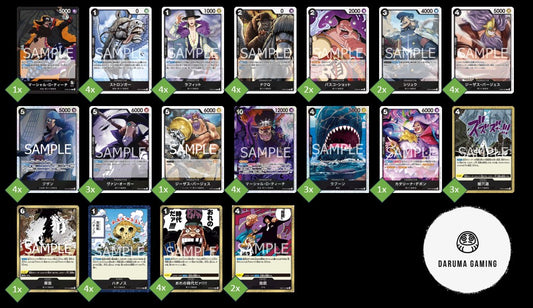 OP9 Black Blackbeard Pre-Made Deck (Japanese) v2