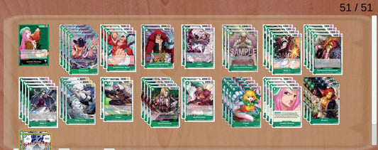 OP07 Green Bonney Pre-Made Deck (Japanese)