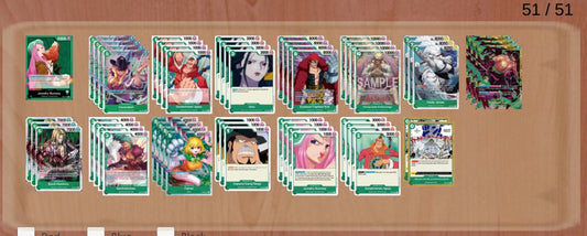 OP07 Green Bonney Pre-Made Deck (Japanese)