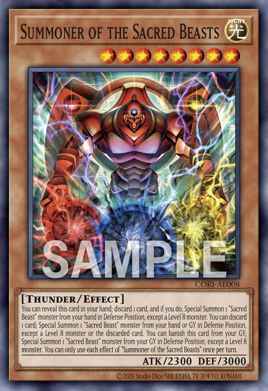 Summoner of the Sacred Beasts - CORI AE008 (N) - Normal