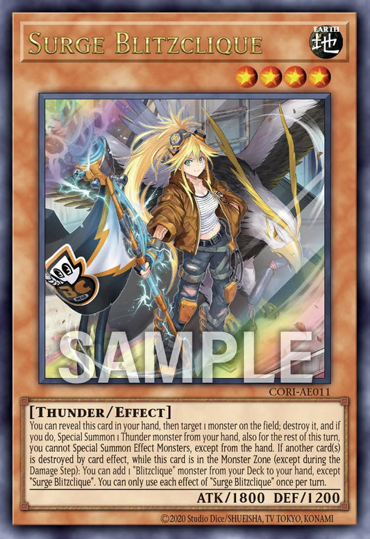 Surge Blitzclique - CORI AE011 (PSE) - Prismatic Secret Rare