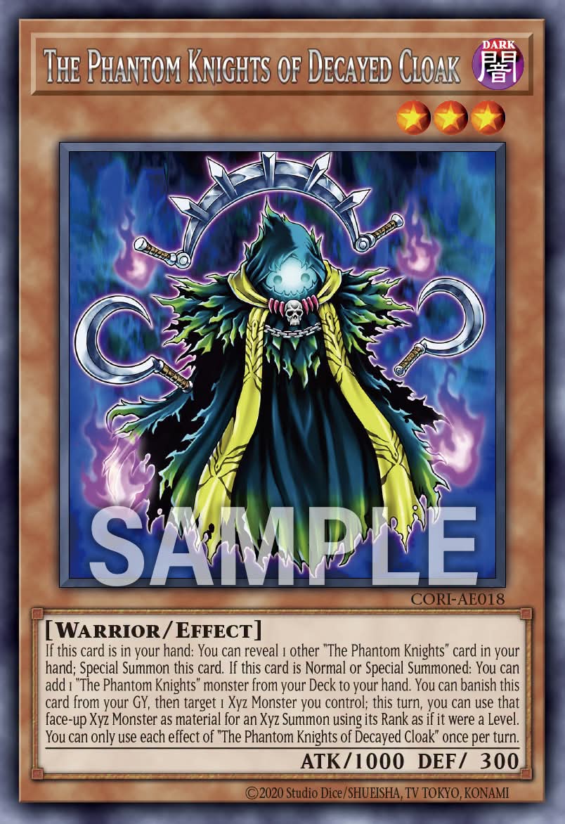 The Phantom Knights of Decayed Cloak - CORI AE018 (R) - Rare