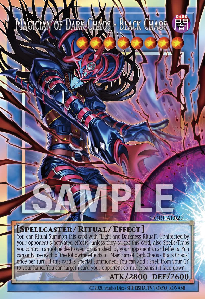 Magician of Dark Chaos - Black Chaos - CORI AE027 (PSE) - Prismatic Secret Rare
