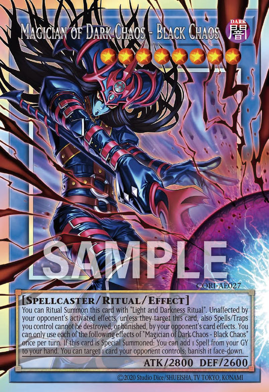 Magician of Dark Chaos - Black Chaos - CORI AE027 (PSE) - Prismatic Secret Rare