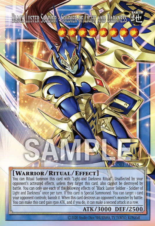 Black Luster Soldier - Soldier of Light and Darkness - CORI AE028 (PSE) - Prismatic Secret Rare