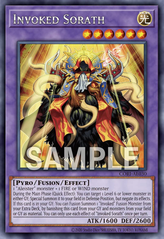 Invoked Sorath - CORI AE030 (SE) - Secret Rare