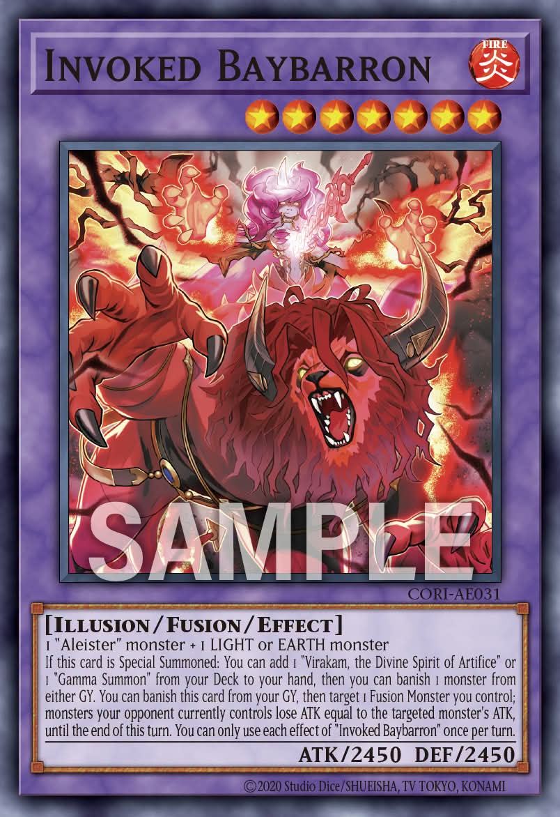 Invoked Baybarron - CORI AE031 (SE) - Secret Rare