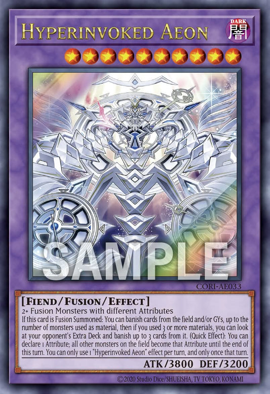 Hyperinvoked Aeon - CORI AE033 (PSE) - Prismatic Secret Rare