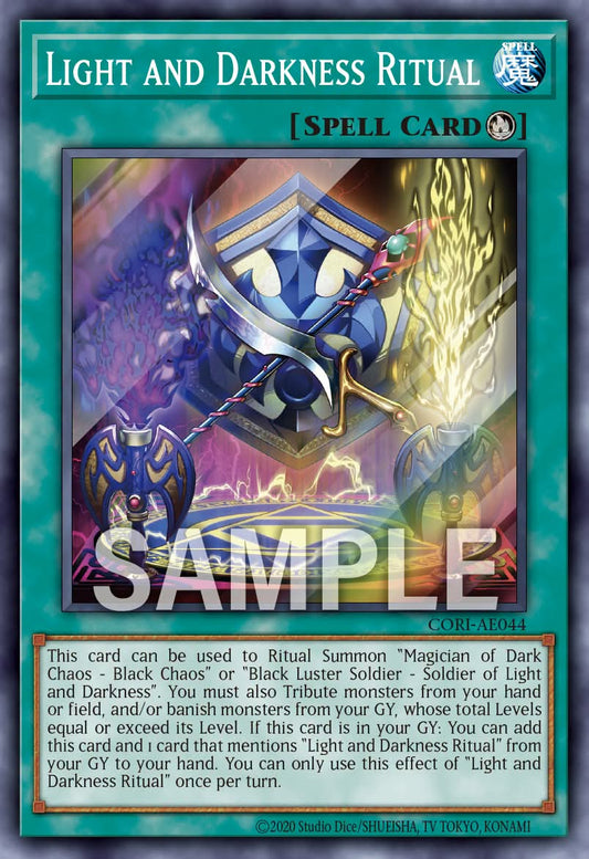 Light and Darkness Ritual - CORI AE044 (SE) - Secret Rare