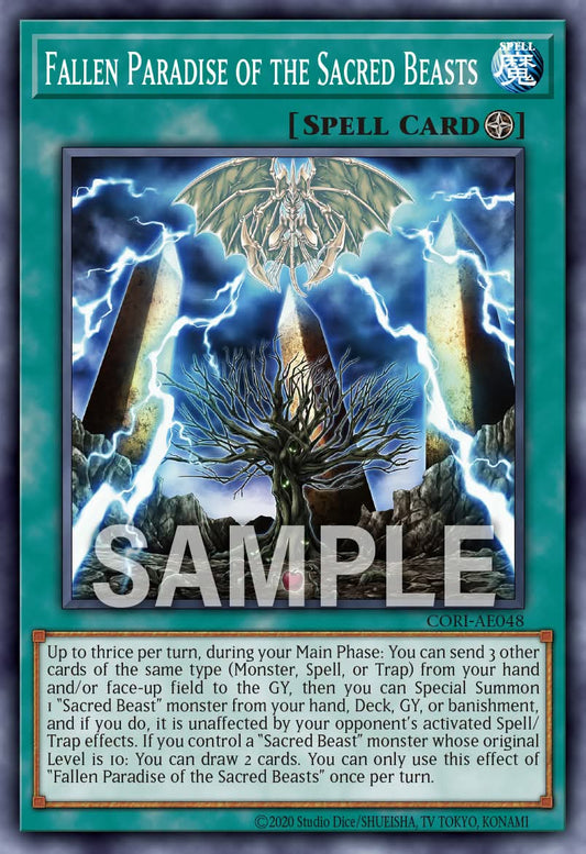 Fallen Paradise of the Sacred Beasts - CORI AE048 (N) - Normal
