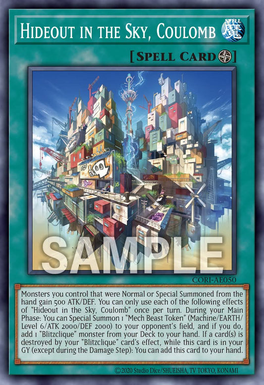 Hideout in the Sky, Coulomb - CORI AE050 (SE) - Secret Rare