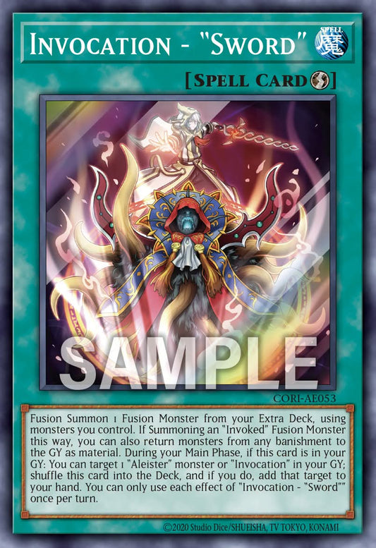 Invocation - "Sword" - CORI AE053 (SR) - Super Rare